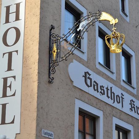 Hotel-Gasthof Krone Greding Exterior foto